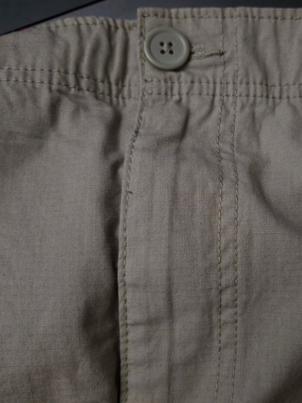 DXL Harbor Bay Men's Big & Tall Cargo Shorts Khaki All Cotton 60" Inch Waist